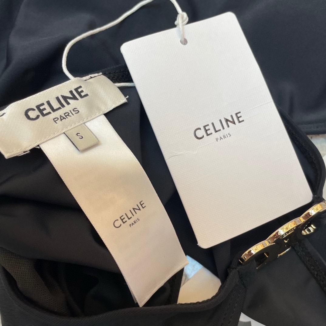 Celine Black 1 Piece Swimsuit - Dive Into Lux