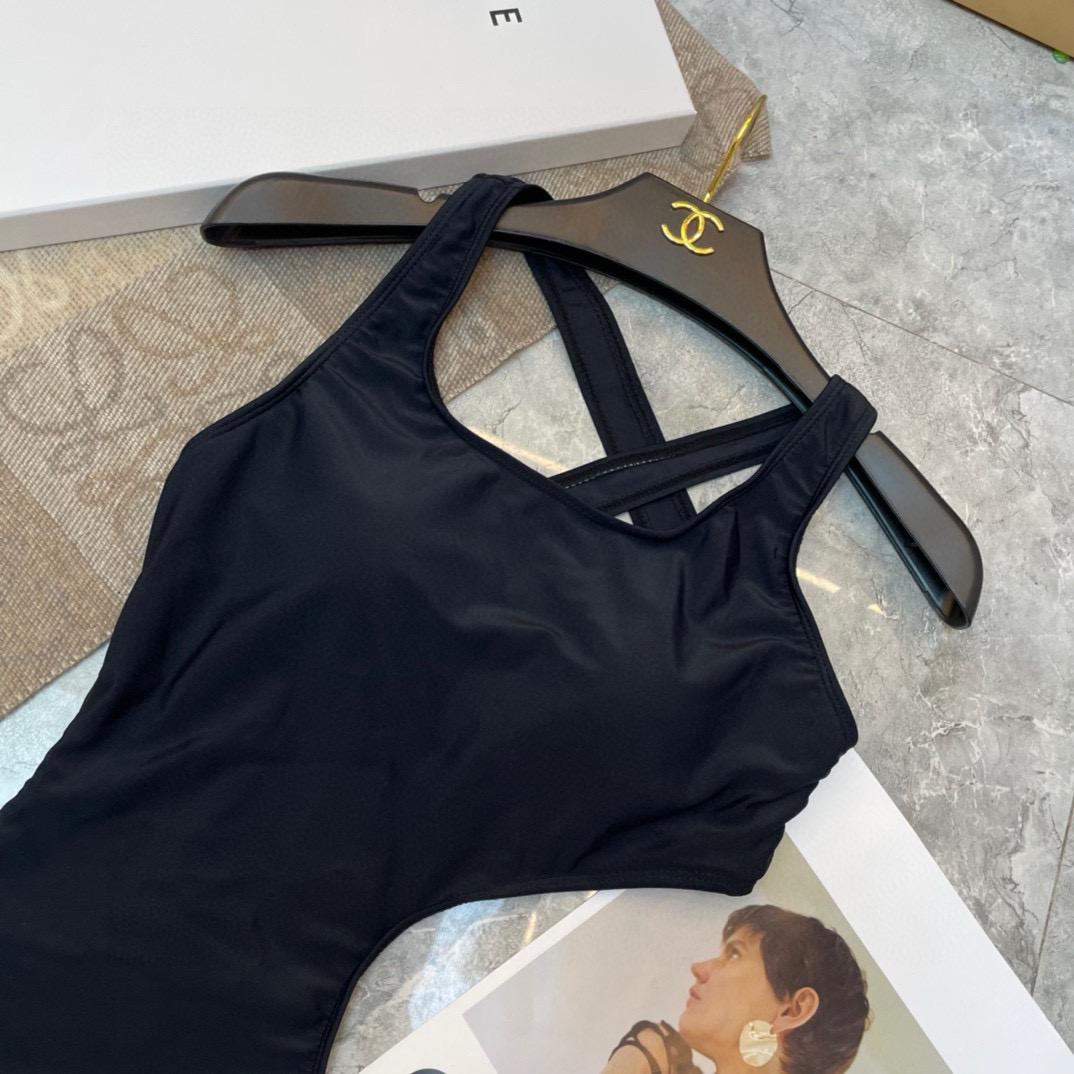 Celine Black 1 Piece Swimsuit - Dive Into Lux