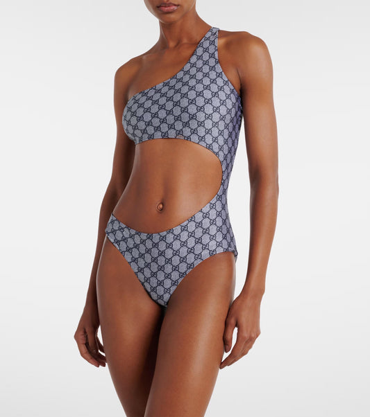 GG STRETCH JERSEY SWIMSUIT - Dive Into Lux 